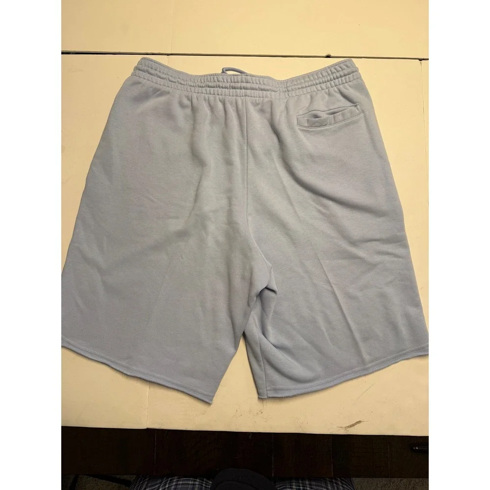 Jordan Flight Fleece Shorts Mens XL Light Blue Jumpman Graphic Athletic DA9824